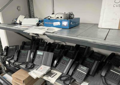 IMPIANTO TELEFONICO CON 19 TELEFONI PROMELIT