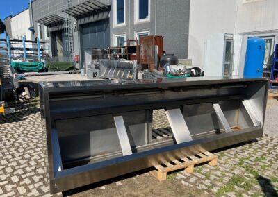 CAPPA ACCIAIO INOX CON MOTORE 300×90