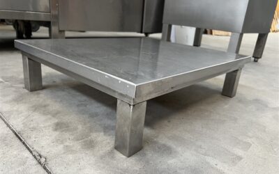 BANCO BASSO ACCIAIO INOX 60×50